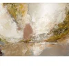 Alubild Brown-Silver-Gold 50 x 100 cm