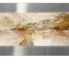Alubild Brown-Silver-Gold 50 x 100 cm