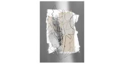Alubild Figure Lines 70 x 100 cm
