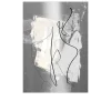Alubild Figure Lines 70 x 100 cm