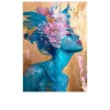 Alubild Flowers On Blue Face I 70 x 100 cm