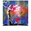 Alubild Let It Be 50 x 50 cm