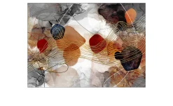 Alubild Lines and Shapes 70 x 100 cm