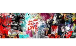 Alubild Monkey Dream 50 x 150 cm