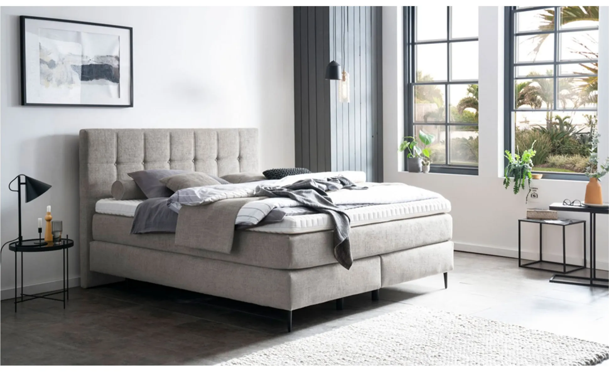 Basis-Boxspringbett MONDO Barell-Almeria