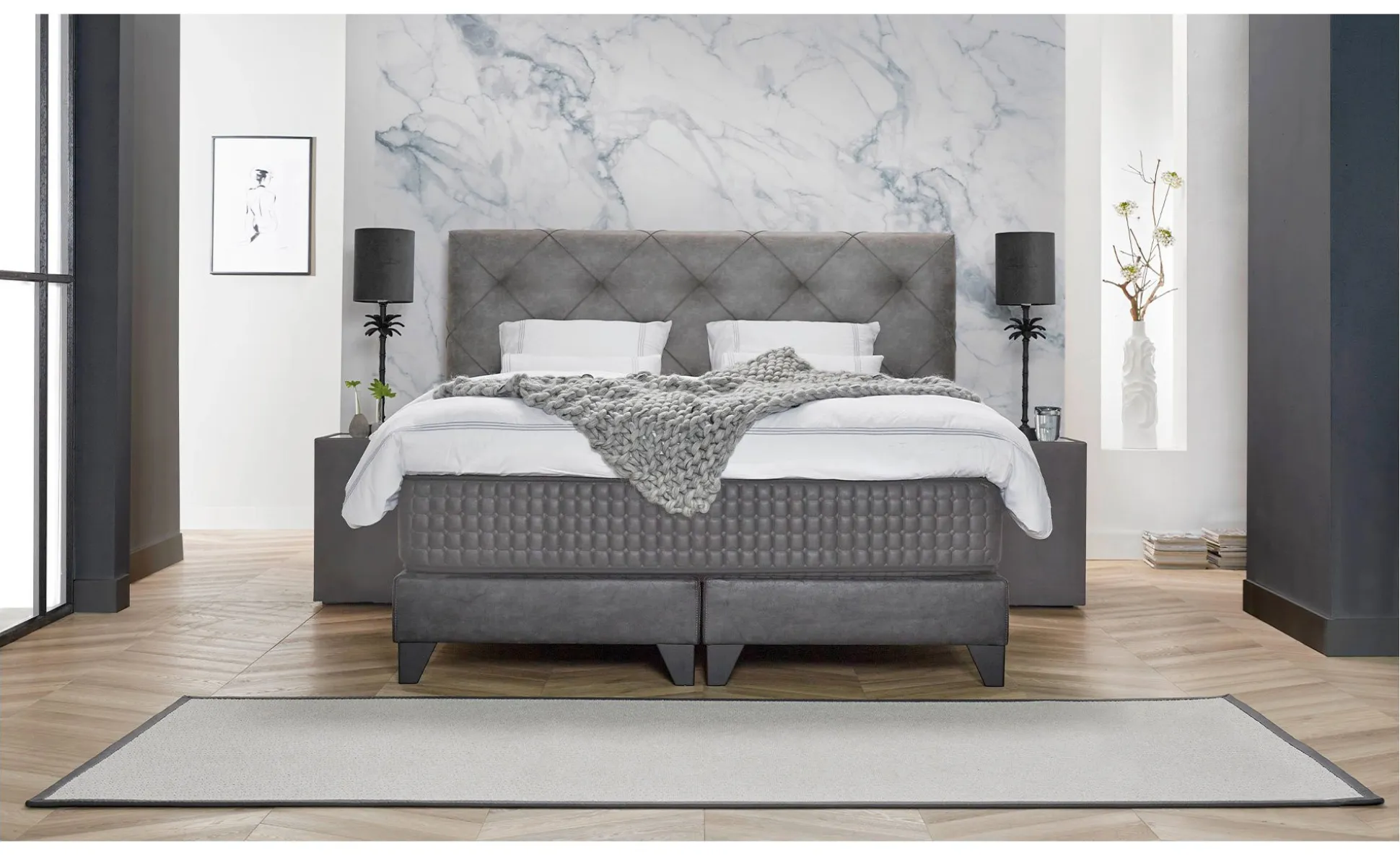 Basis-Boxspringbett Premium Magnifique