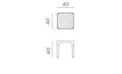 Beistelltisch Net Table 40