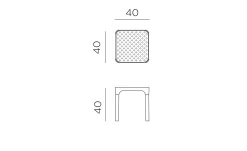 Beistelltisch Net Table 40