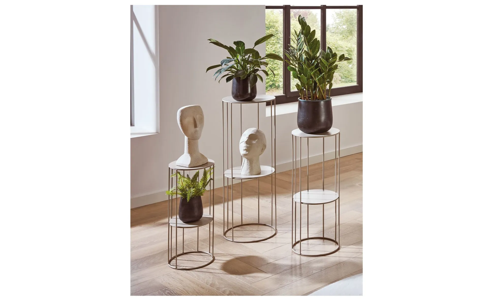 Blumensäule 3er-Set Elia