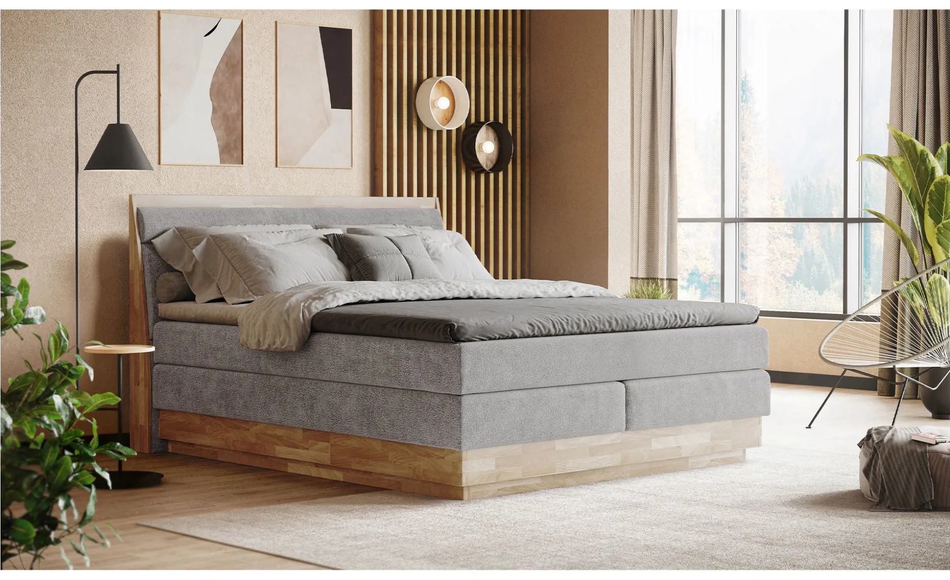 Boxspringbett MONDO NATUR Incana