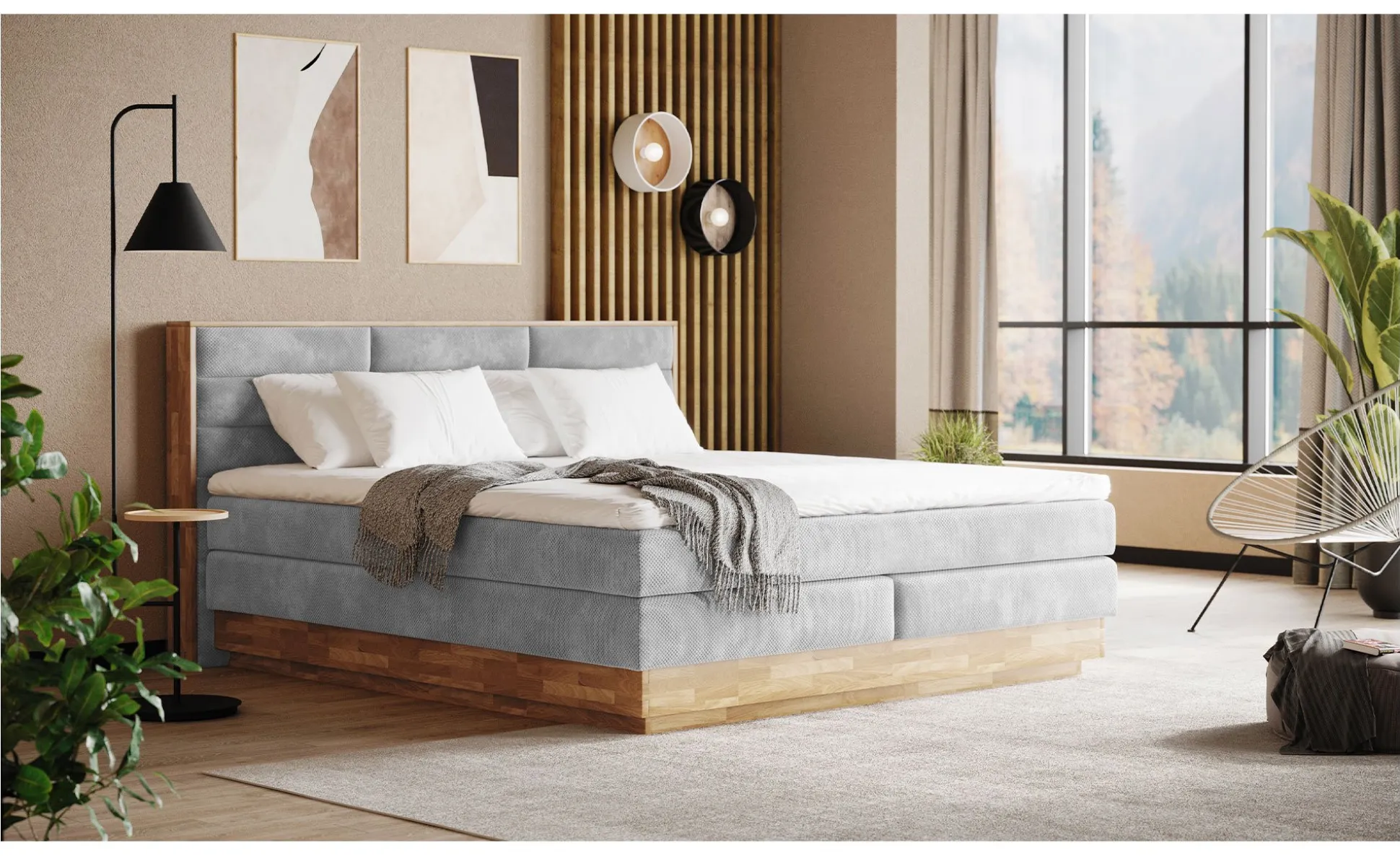 Boxspringbett MONDO NATUR Incana