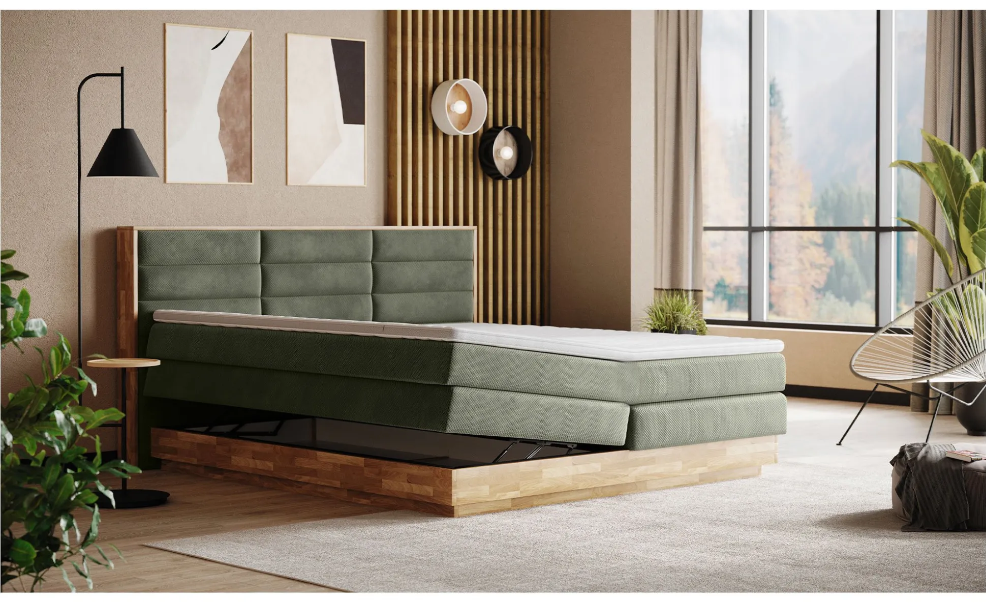 Boxspringbett MONDO NATUR Incana