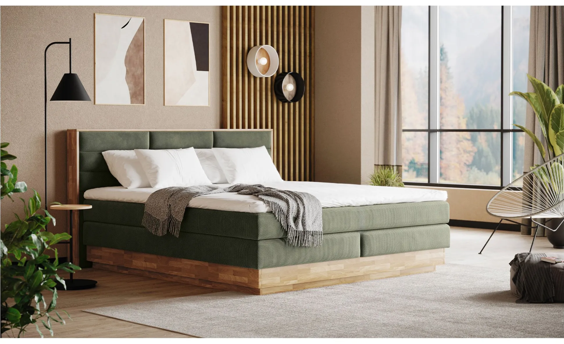 Boxspringbett MONDO NATUR Incana