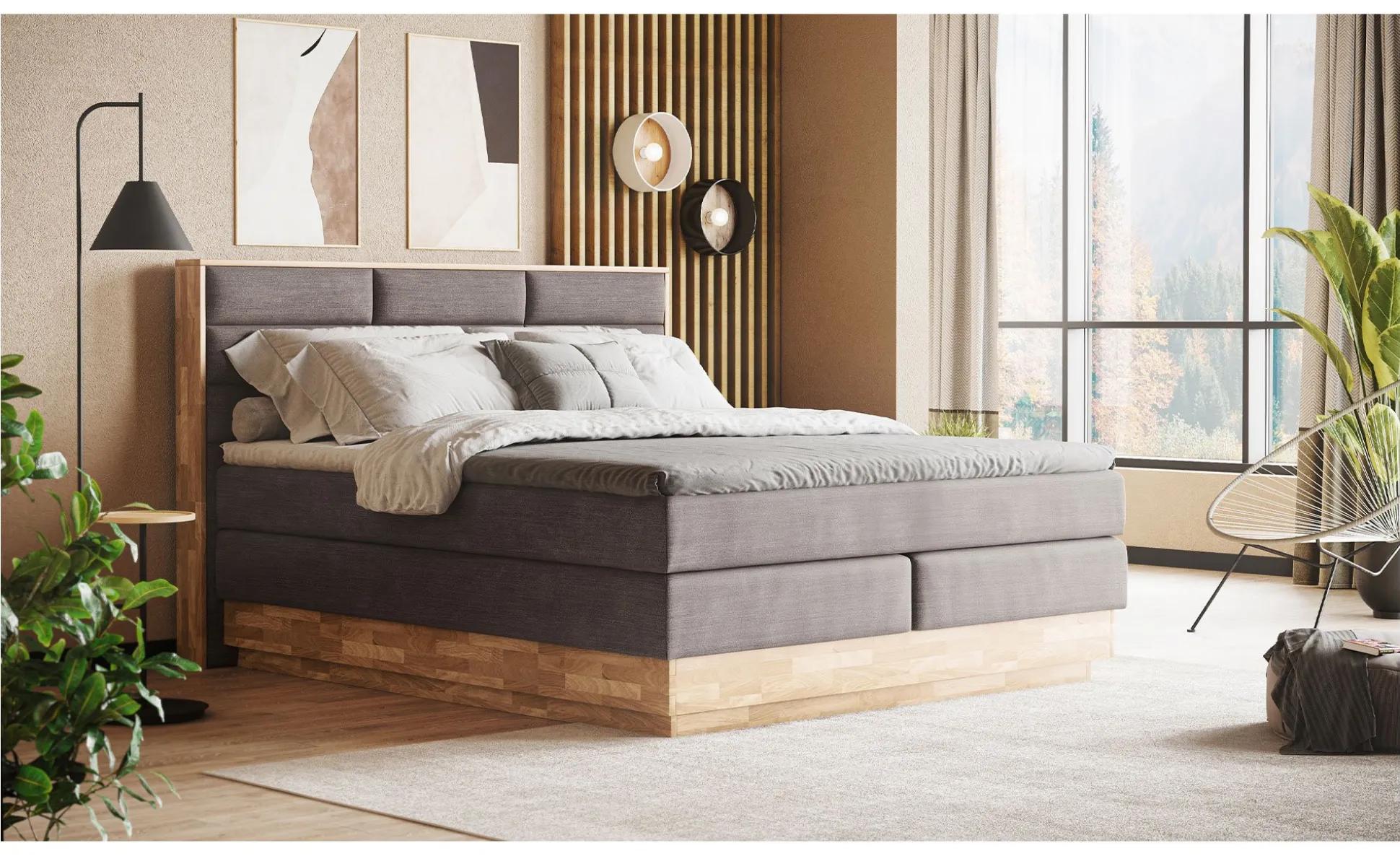 Boxspringbett MONDO NATUR Incana