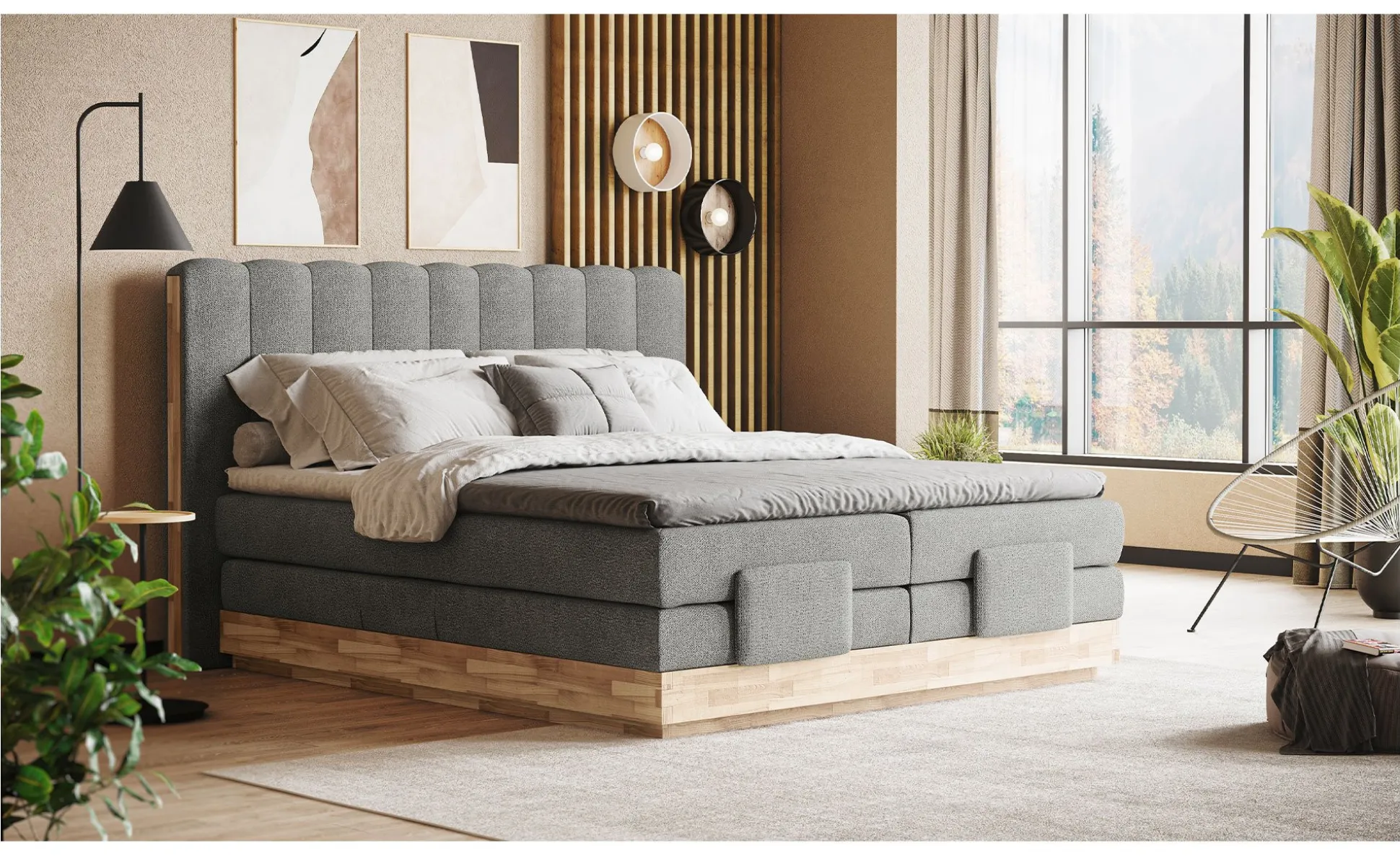 Boxspringbett MONDO NATUR Incana