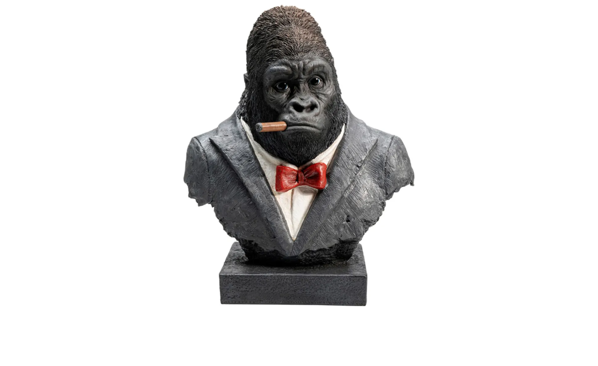 Dekofigur Smoking Gorilla 47,5 cm