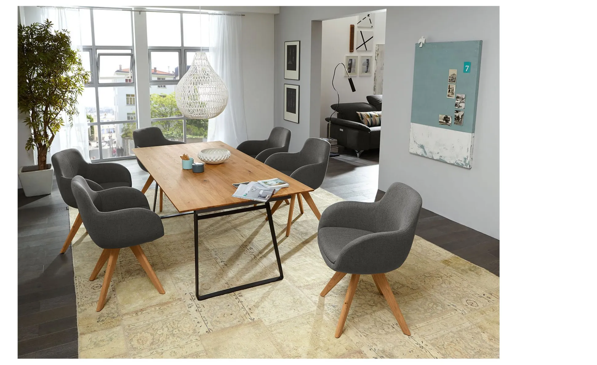 Design-Schalensessel Musterring Tavia