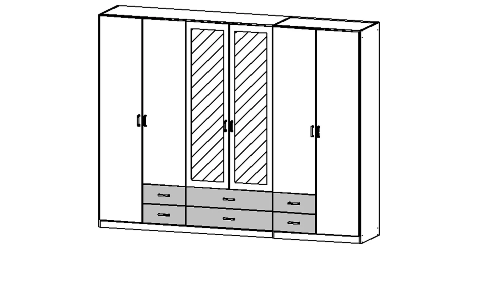 Drehtürenschrank Greta