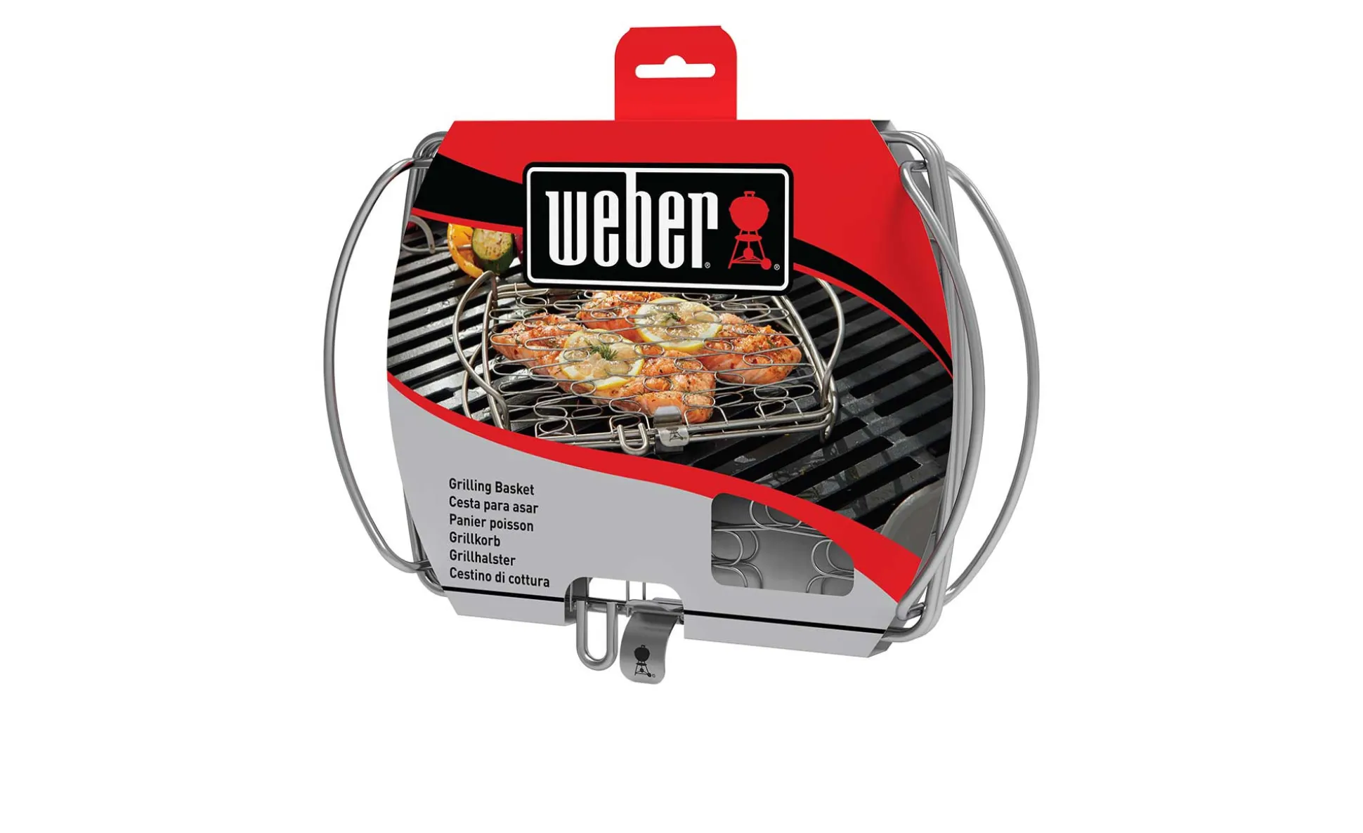 Fisch- und Gemüsehalter aus Edelstahl