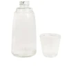 Flasche mit Trinkglas