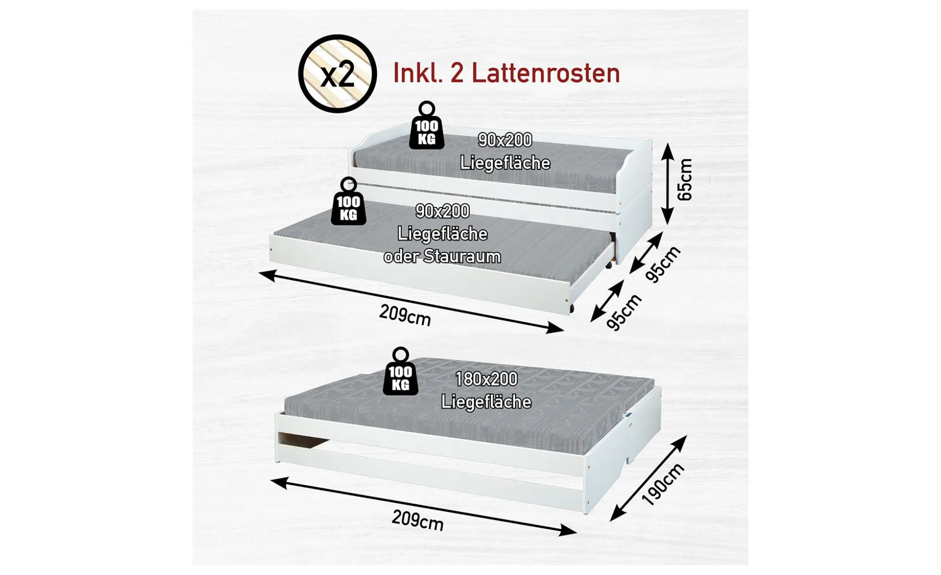 Funktionsbett Lars
