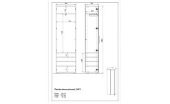 Garderobenschrank Glarus