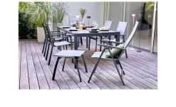 Gartenhocker Livorno Grey
