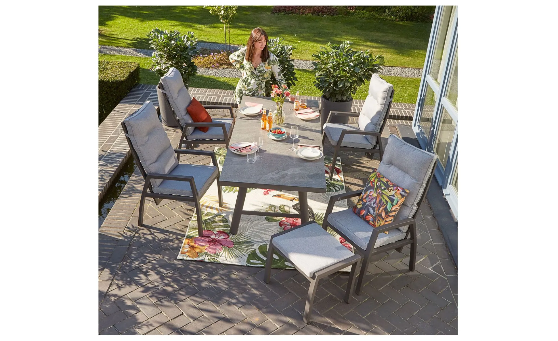 Gartensessel Bondino Black