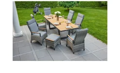 Gartensessel Keramo Teak