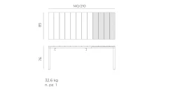 Gartentisch Rio 140