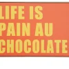 Gerahmtes Bild Pain Au Chocolate 60 x 40 cm