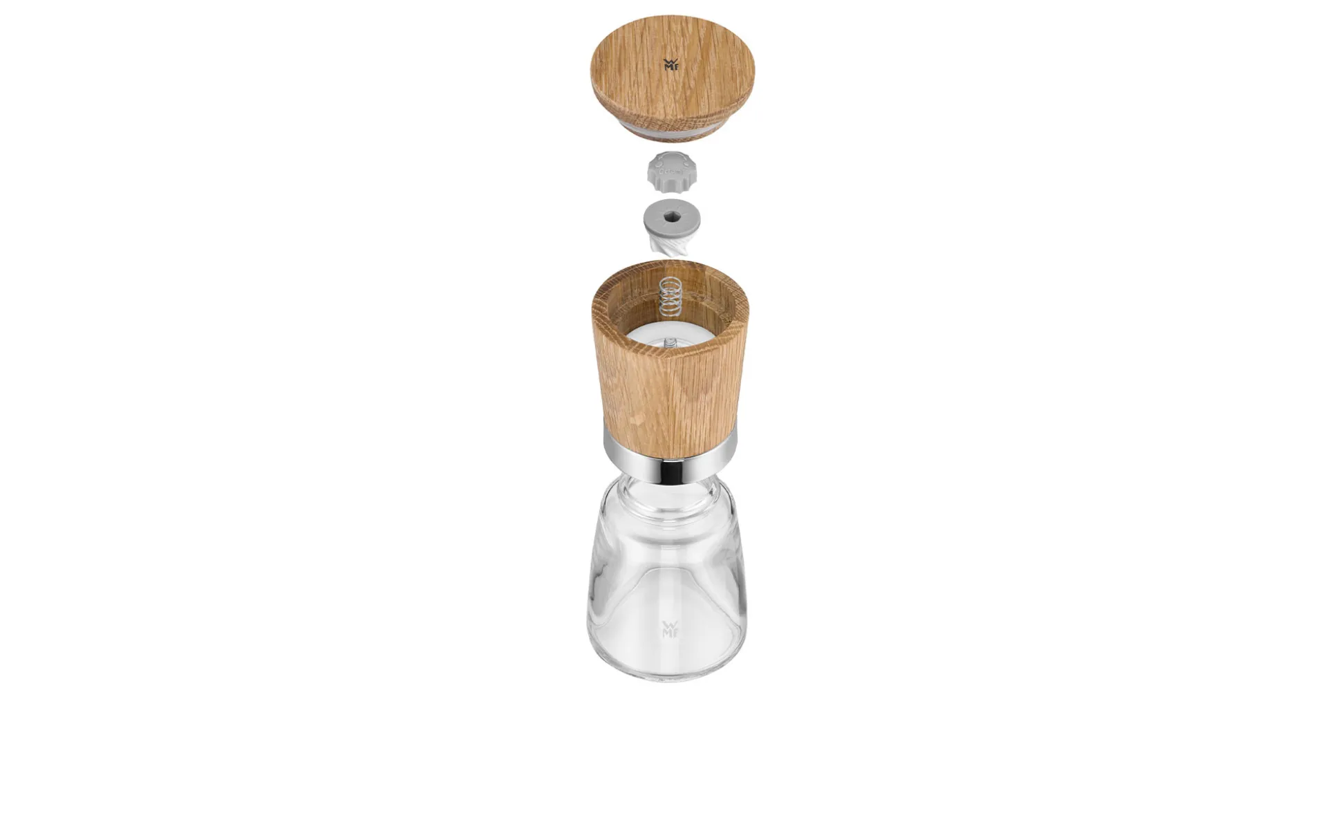 Gewürzmühle Nature 2-tlg.