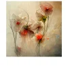 Glasbild Delicate Floral Structures II 30 x 30 cm