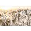 Glasbild Field Flowers In The Sun 50 x 125 cm