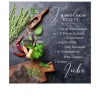 Glasbild Kochkreation 30 x 30 cm