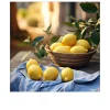 Glasbild Lemons III 50 x 50 cm