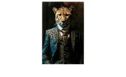 Glasbild Mister Gepard 100 x 150 cm