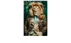 Glasbild Mister Lion 100 x 150 cm