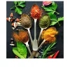 Glasbild Vintage Herbage 30 x 30 cm