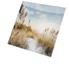 Glasbild Wilder Strand 20 x 20 cm