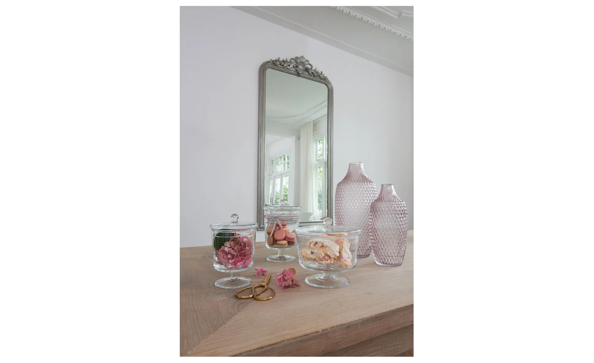 Glas-Dose Ravenna 23,5 cm