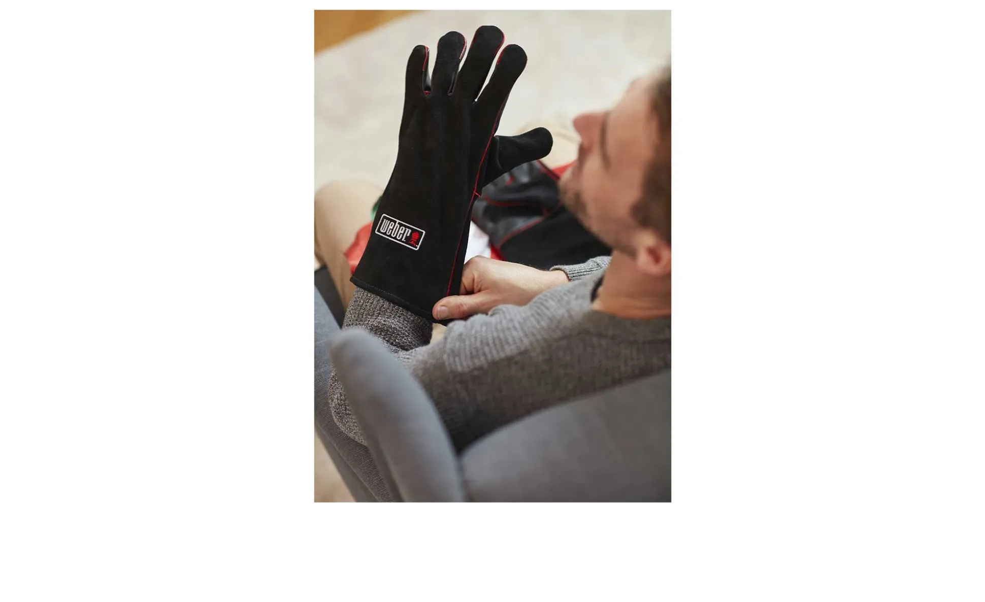 Grillhandschuhe Leder