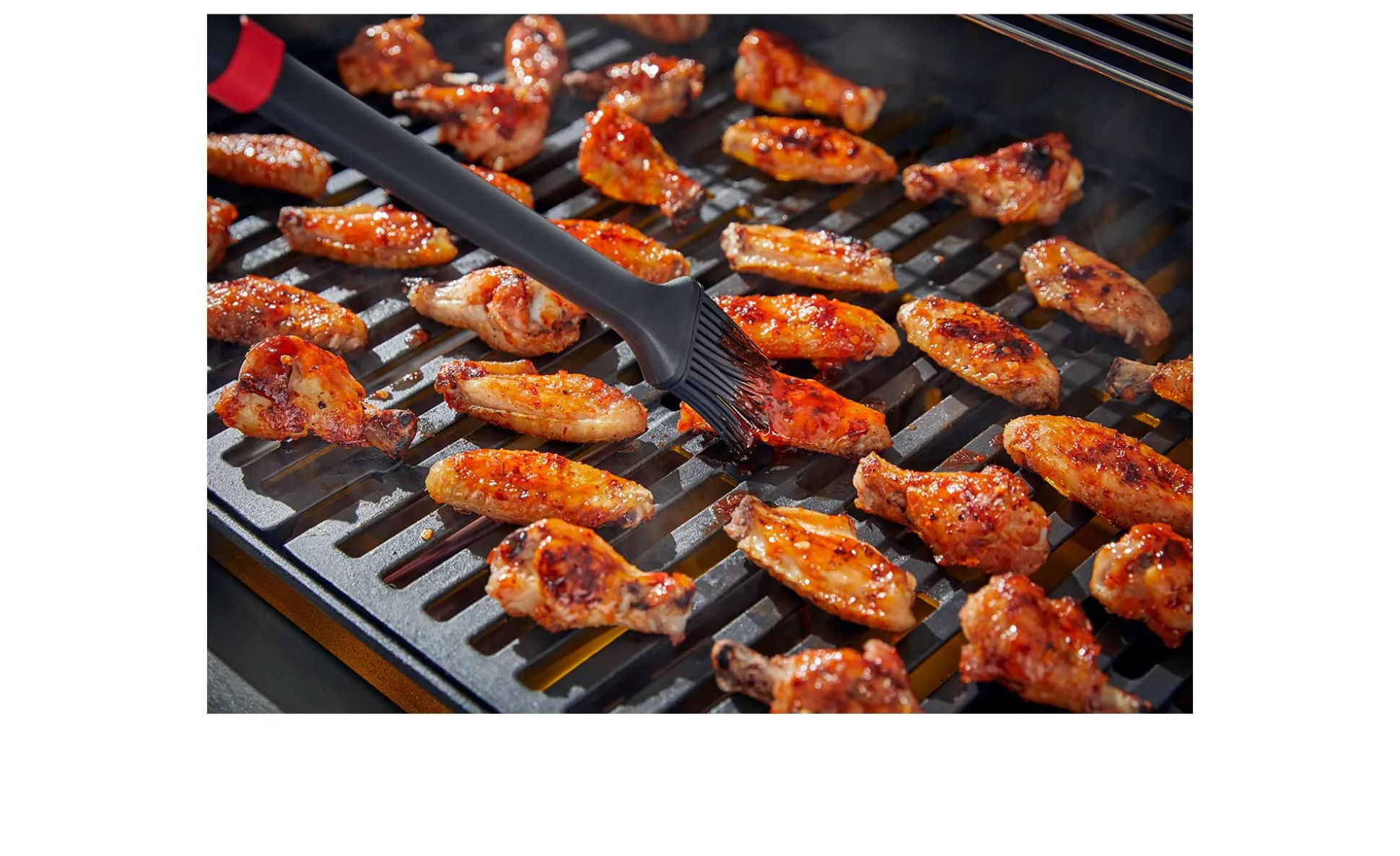 Grillpinsel mit Silikonborsten