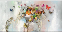 Handpainting Butterfly Face 90 x 180 cm