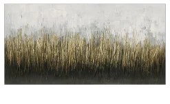 Handpainting Gold & Black 60 x 120 cm