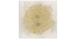 Handpainting Minimal-Abstract-Gold III 100 x 100 cm
