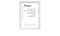 Holz-Bilderrahmen Happy 10 x 15 cm