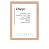 Holz-Bilderrahmen Happy 13 x 18 cm