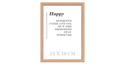 Holz-Bilderrahmen Happy 13 x 18 cm