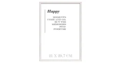 Holz-Bilderrahmen Happy 21 x 30 cm